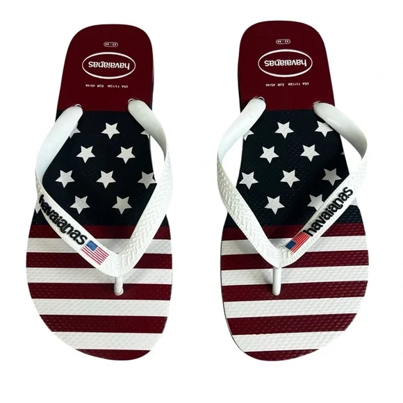 Havaianas American Flag Designed Flip Flop Thong Rubber Sandal Usa Flag Sandals - Etsy main image 4